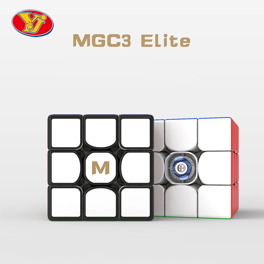 YJ MGC 3x3x3 Элитный Магнитный скоростной куб 3*3 V2 YongJun YuLong M наклейки из игры Наклейка