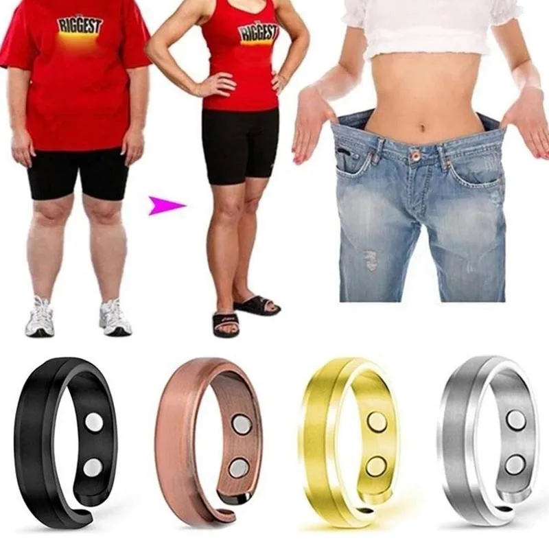 Creativity Resizeable Magnetic For Men Women Gift Anti Magnet Rings Power Therapy Magnets Weight Lose Health Care Jewelry magnetic toe rings