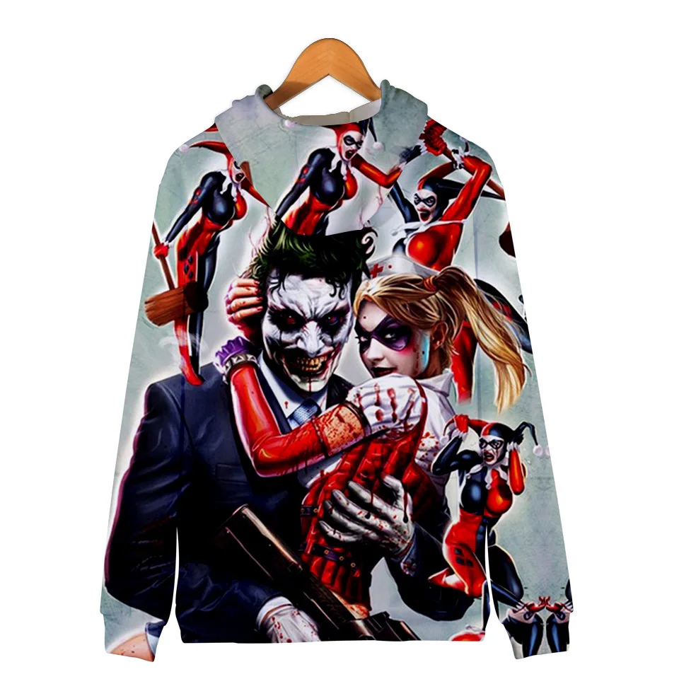 HAHA Joker толстовки на молнии мужские толстовки с капюшоном на Хэллоуин с сумасшедшей улыбкой толстовки для мальчиков и девочек Suicide HAHA Joker Кепка-капюшон куртки пальто