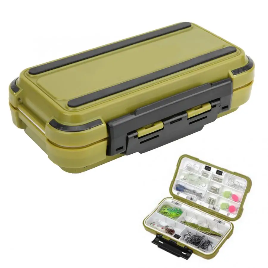 Двухсторонняя коробка для рыболовных инструментов водонепроницаемый чехол
