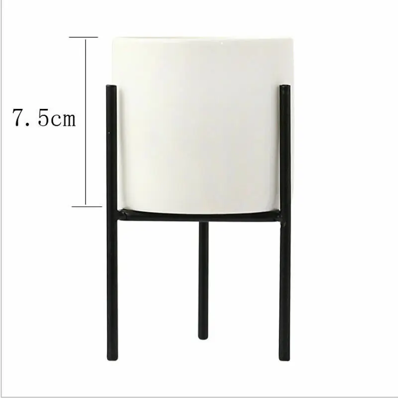 Limit 100 Iron Plant Vase Stand Home Decor Planter Holder Ceramic Flower Pot Shelf Rack BL