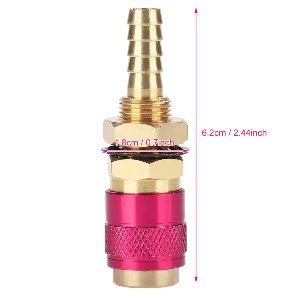 Латунные быстроразъемные фитинги с наружной резьбой 2 шт. 8 мм адаптер водяным