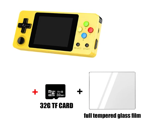 B add 32G TF card SOURCE консоль LDK горизонтальная версия Ландшафтная игра 2,6 дюймов экран мини Портативная семейная Ретро игровая консоль - Цвет: B add 32G TF card