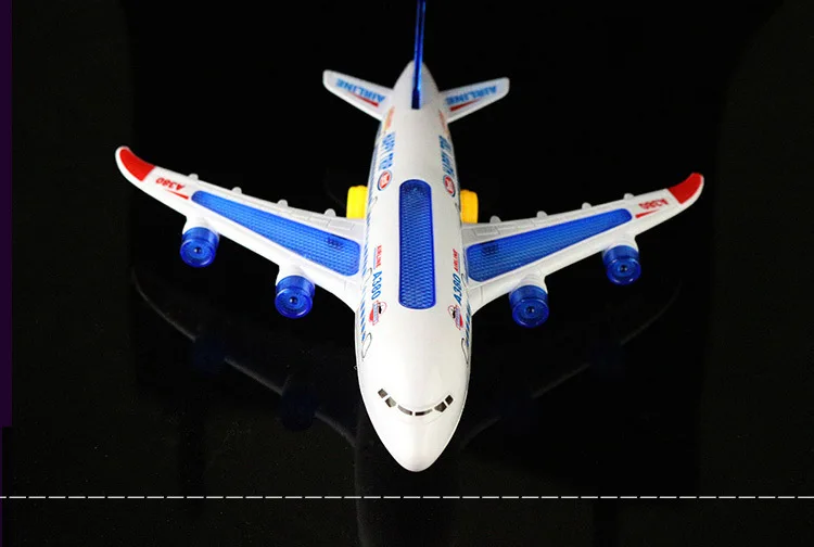 Airbus A380 модель самолета Электрический Универсальный светильник детский самолет горячая распродажа