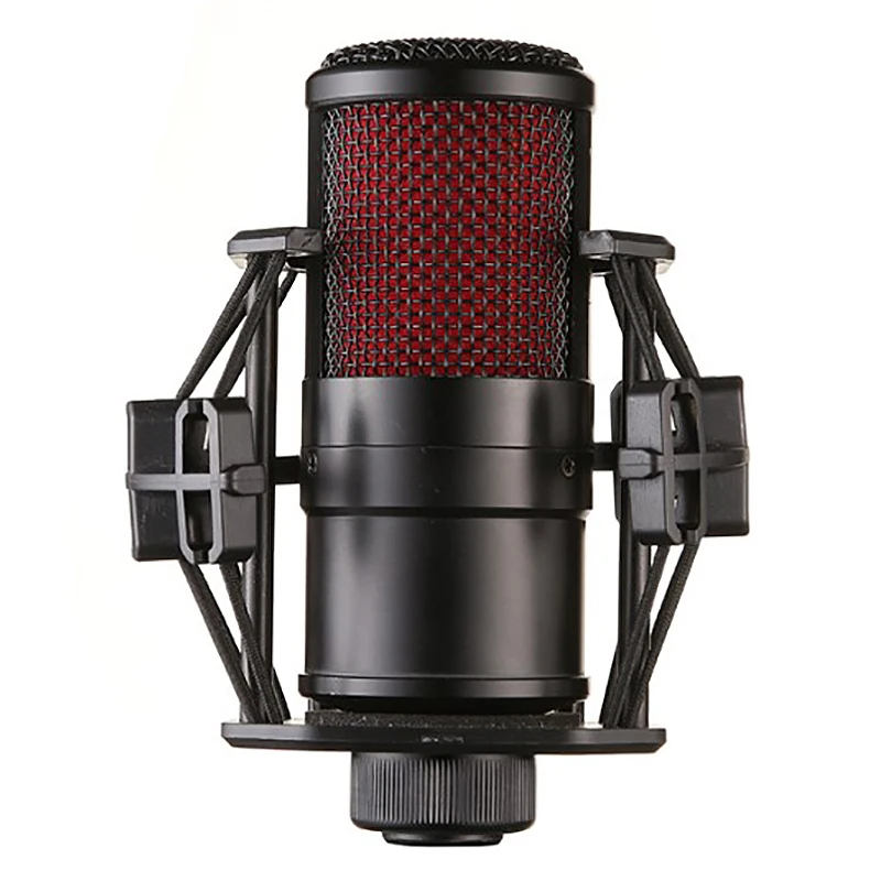 

Microphone Kit with O Cable Shockproof Clip Live Broadcast Microphone Condenser Microphone