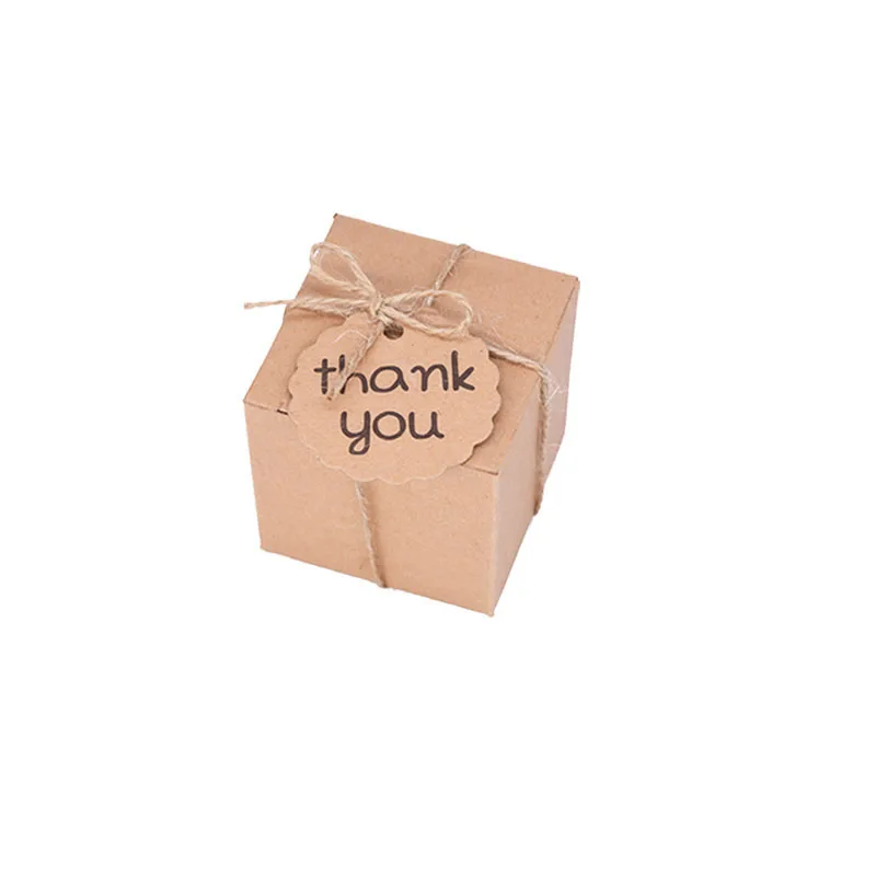 10/20/30 шт крафт Бумага сумка Винтаж штамп AirMail(заказное, Авиапочта) подушка квадратная коробка для конфет для Свадебная вечеринка Детский день рождения упаковочные материалы для подарков - Цвет: B04