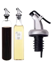  Olive Oil Bottle Sprayer Wine Pourer Sauce Boat Nozzle Liquor Oil Dispenser ASB Lock Leak-Proof Plug Bottle Stopper Kitchen Tool 