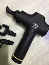 Pantalla LCD masaje arma profundo masajeador muscular dolor muscular cuerpo masaje de cuello ejercicio de relajación adelgazar la alivio del dolor