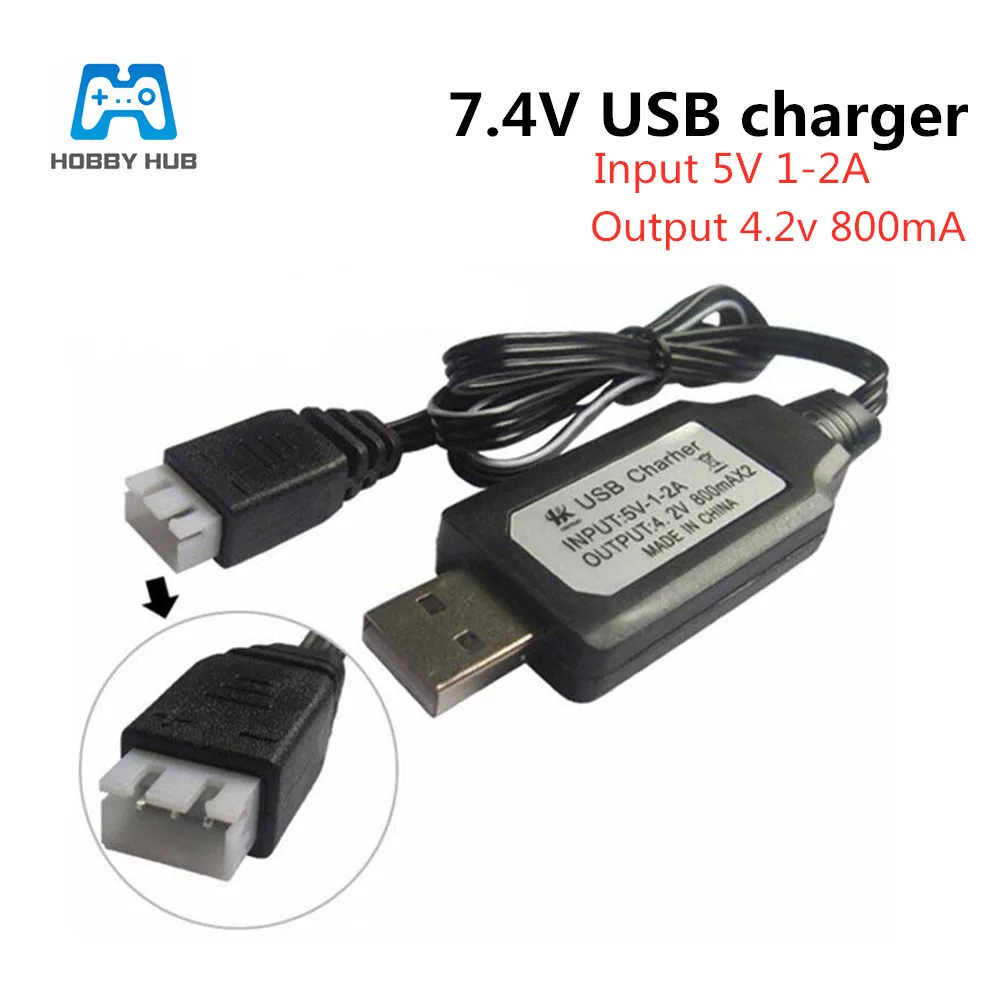 Зарядное устройство 7 4 в USB Lipo с защитной платой для батарей RC UAV зарядное В|Детали