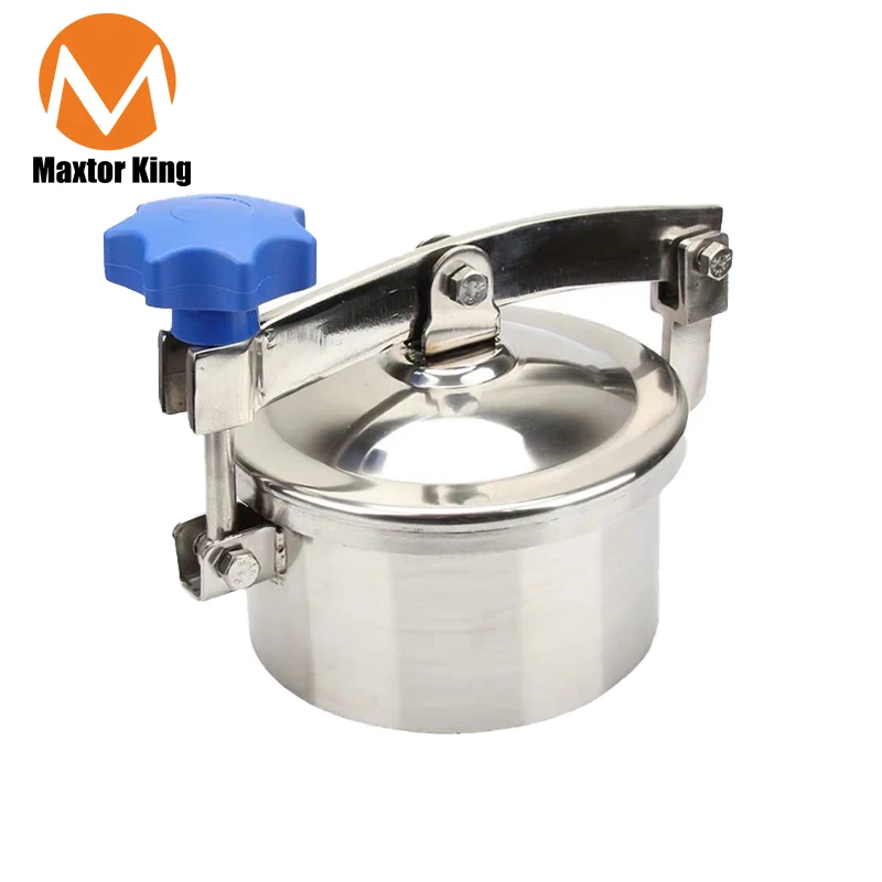 MK 150mm Non-pressure Round Manhole Cover Sanitary Manway Door SS304 Stainless Steel | Обустройство дома