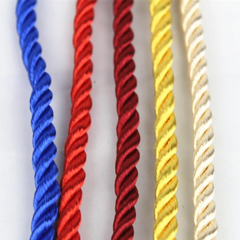 Paracord Rope 5mm 3-Strand Polypropylene Rope Home Decoration Accessories Bracelet Rustic Home Decor 5yards polypropylene rope