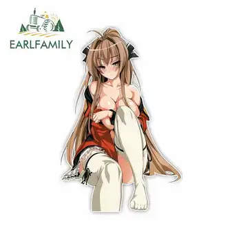 

EARLFAMILY 13cm x 8.5cm Anime Amagi Brilliant Car Stickers Vinyl JDM RV VAN 3D DIY Fine Scratch-proof Decal Bumper Trunk Truck