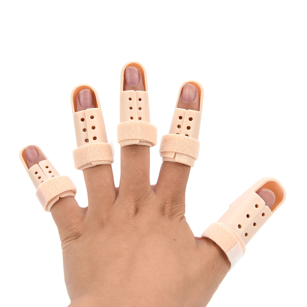 1Pc プラスチック手指スプリントサポートブレースマレットスプリントのための指の関節骨折痛み保護調節可能なフック - AliExpress  Beauty  Health
