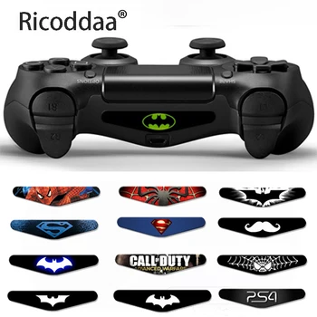 

Custom 4PCS Game Light Bar For PS4 Gamepad Vinyl Stickers Decal Led Lightbar For Playstation Dualshock4 PS4 PRO Slim Controller