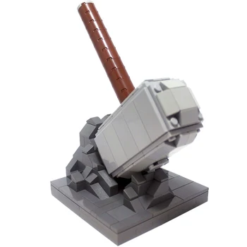 

181PCS Super Heroes Thor Hammer Building Blocks Toy Movie Collection Marvel Thor's Weapon Model Children Birthday christmas gift