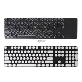 

DIY Keycap Retro Steam Punk Typewriter Mechanical Keyboard 104 87 Standard Keys Z09 Drop ship