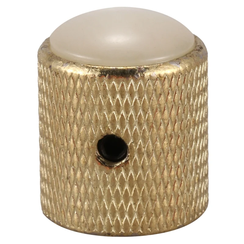 4 шт./компл. металлический купол для настройки тона Ручка с покрытием кнопки регулировки громкости для электрогитары бас