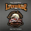 Live To Ride Motorcycle Biker Patch Iron On Embroidered Patches for Clothing Eagle Paw Punk Badge DIY Appliques Stirpes Jacket ► Photo 3/6