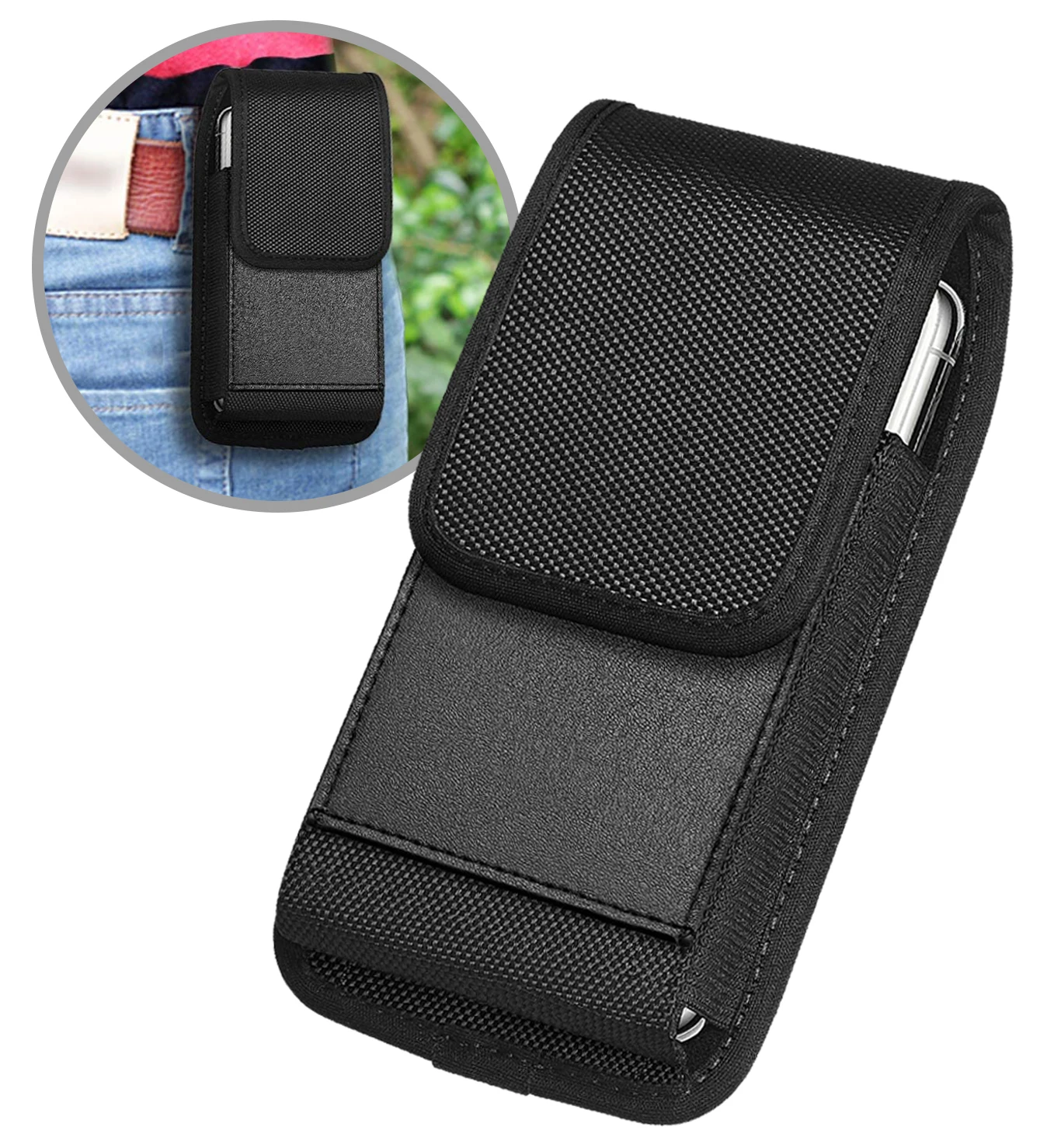 

Belt Case for OnePlus 8T 9 9R OnePlus 9 pro Phone Bag Pouch Belt Holster with Magnetic