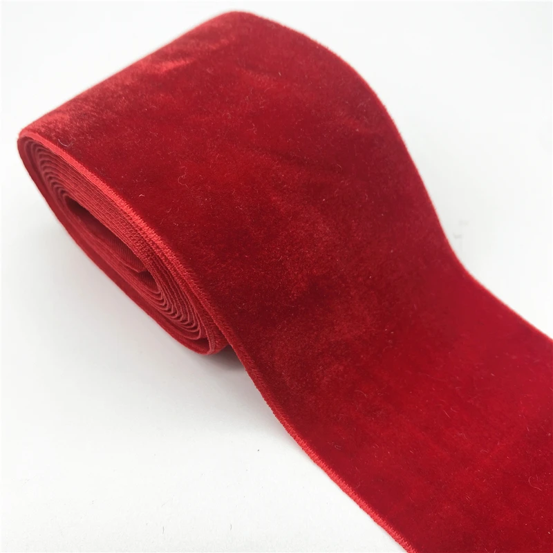 2inch 50mm Velvet Ribbon 2yards/Lot For Wedding Party Decoration Gift Wrapping DIY Hair Bows