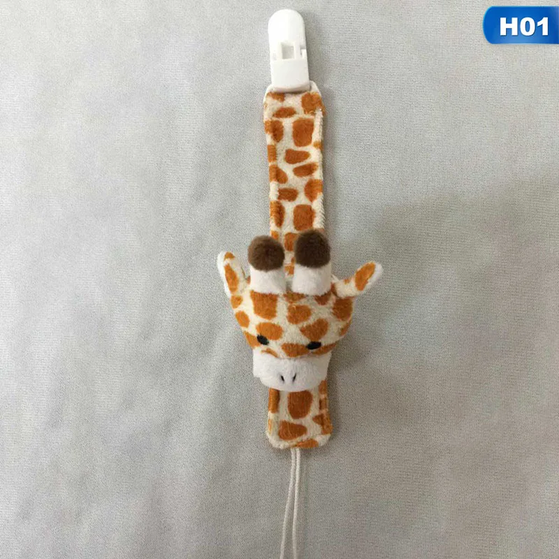 Милое плюшевое Детское Зубное кольцо держатель ниппель цепь BabyTeether цепочка игрушечная пустышка держатель цепочка пустышка зажим пустышка цепь - Цвет: 01