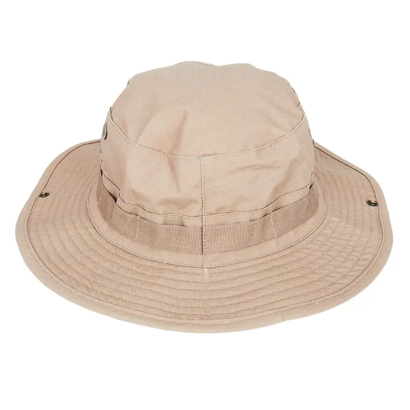 

Camouflage Hat Boonie Fisherman Rounded Sun Protection Hat Outdoor Climbing Jungle Men Women Tactics Cap