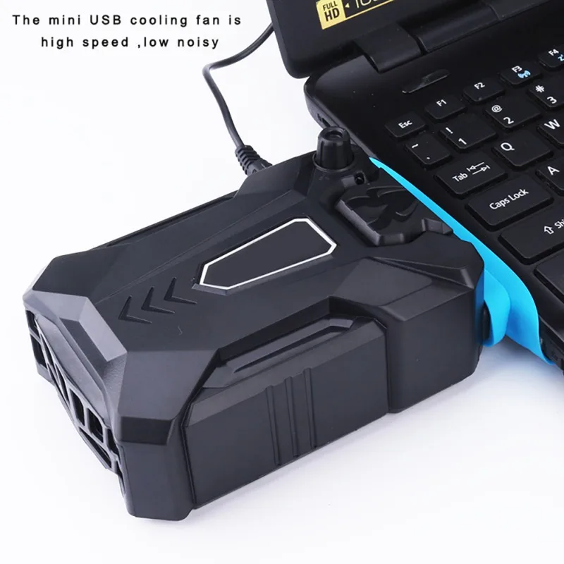 Laptop Cooler Laptop Cooling Pad Laptop Fan Cooler Notebook Temperature Display Rapid Heatsink Adjustable Speed Cooling Fan
