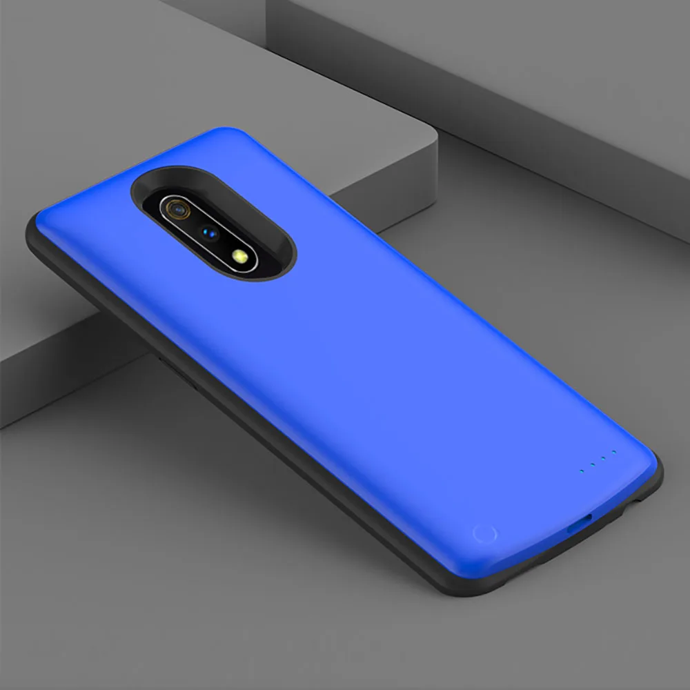Для Oppo Realme X 6500 мАч чехол для зарядного устройства Расширенный аккумулятор резервного питания противоударный защитный чехол с защитой от царапин