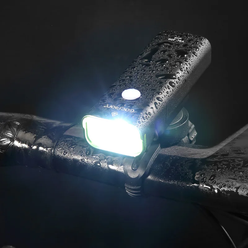 GACIRON MTB Bicaj Első lámpa Menő Bicikli bejárati ligh V9C-800 lumens közúti Bicaj hegyi Zseblámpa IPX6 Vízhatlan esőköpény chargeable Villanyégő