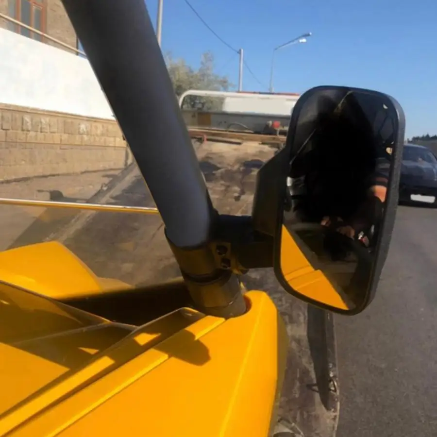 Зеркала заднего вида UTV ATV боковой центр зеркало заднего крыла комбо комплект подходит для Commander Arctic Cat Wildcat мотоциклист