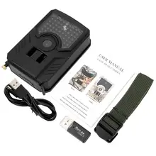 Открытый водонепроницаемый портативный 1080P 12MP охотничий Трейл камера инфракрасная фото ловушка видеокамера для охоты аксессуары