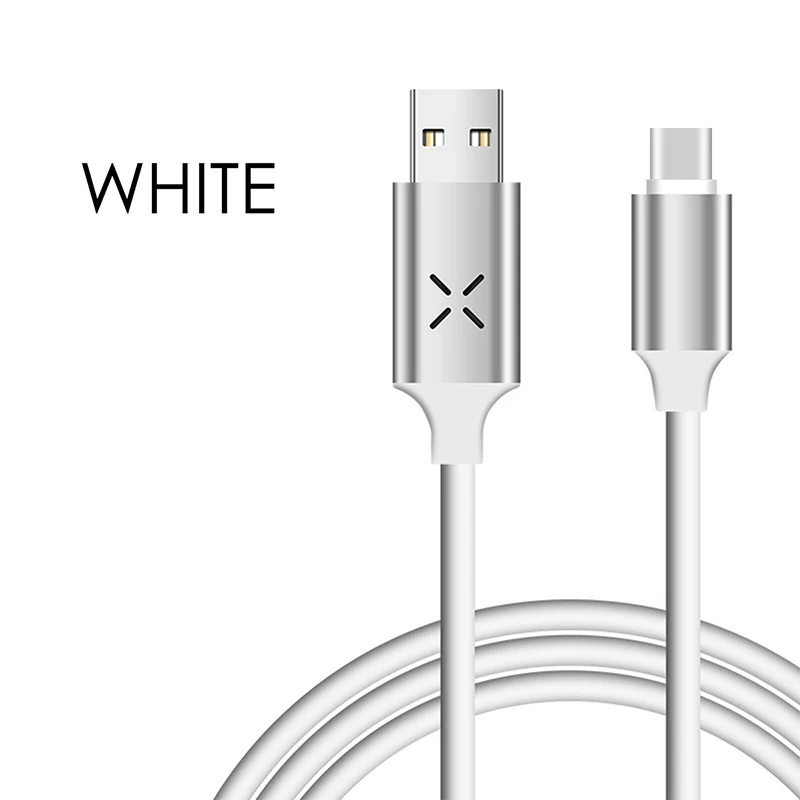 Светящиеся, голосовой контроль вспышки USB кабель L светильник ing кабель Micro type c зарядный кабель звук вспышка светильник Зарядка музыка телефон кабель - Цвет: White