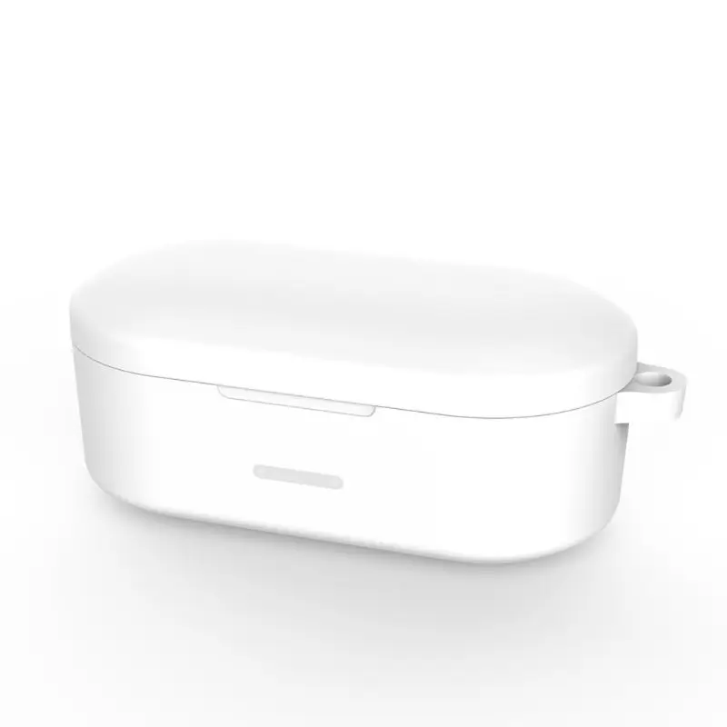 Силиконовый защитный чехол полное покрытие оболочки с карабином для QCY T1S/QS2 гарнитура qyh