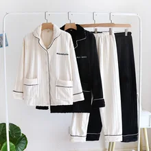 Matching Pajamas for A Couple Autumn/winter Flannel Pigiama Pile Uomo Comfy Simple Weep Warm Two-piece Pijama Flanela Feminino