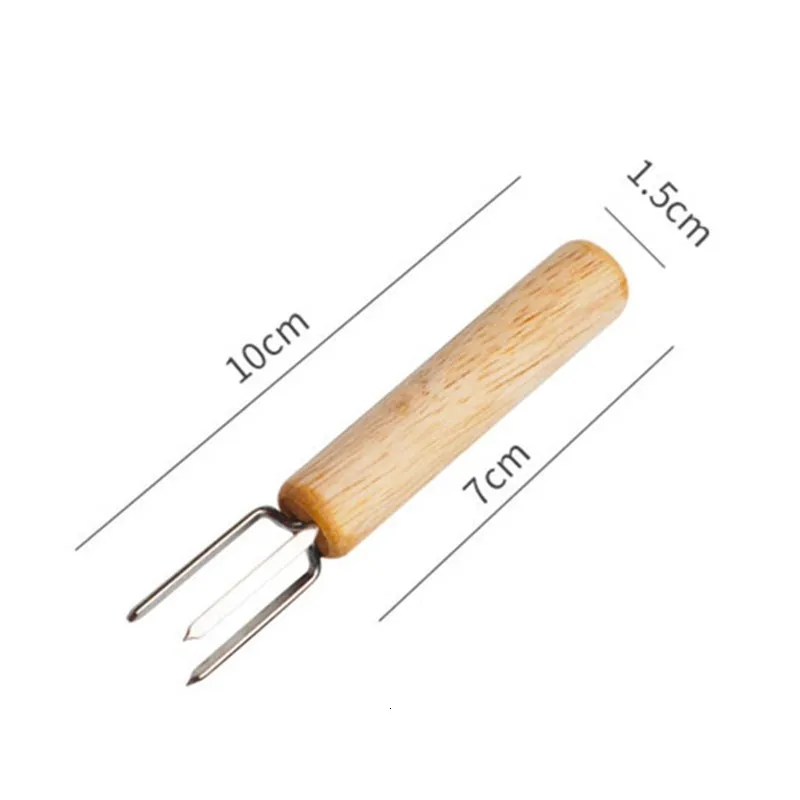 Вилки для еды кукуруза жареная игла вилка кукурузы барбекю ГОВЯЖЬЯ колбаса