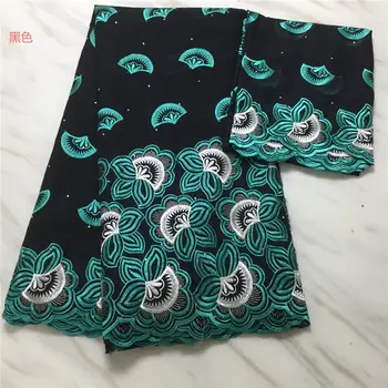 

Wholesale swiss voile laces switzerland african dry cotton lace fabric 2020 latest dubai fabric for wedding dress 5 +2 yards/set