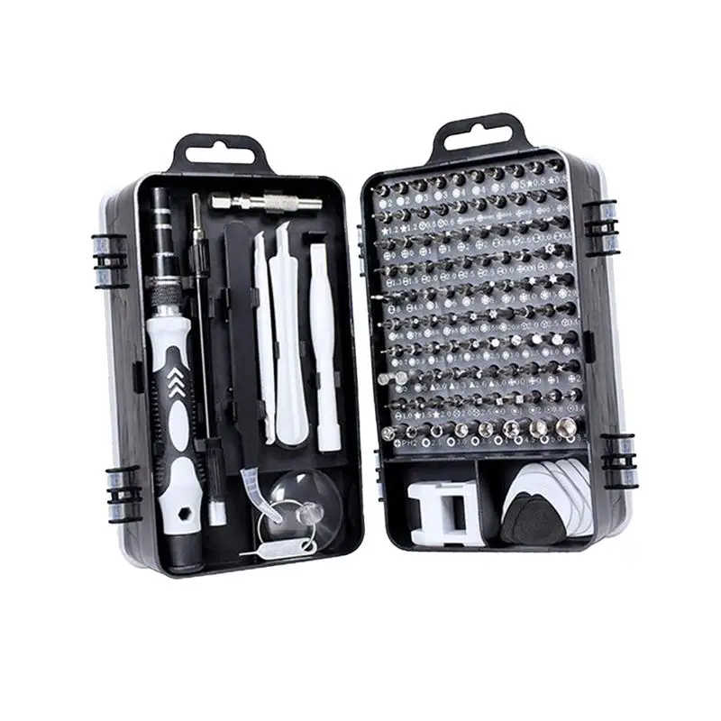 115 in 1 Mini Precision Screwdriver Set Case Small Screwdriver Bit Repair Tool Kit for PC Laptop Eyeglasses Watches