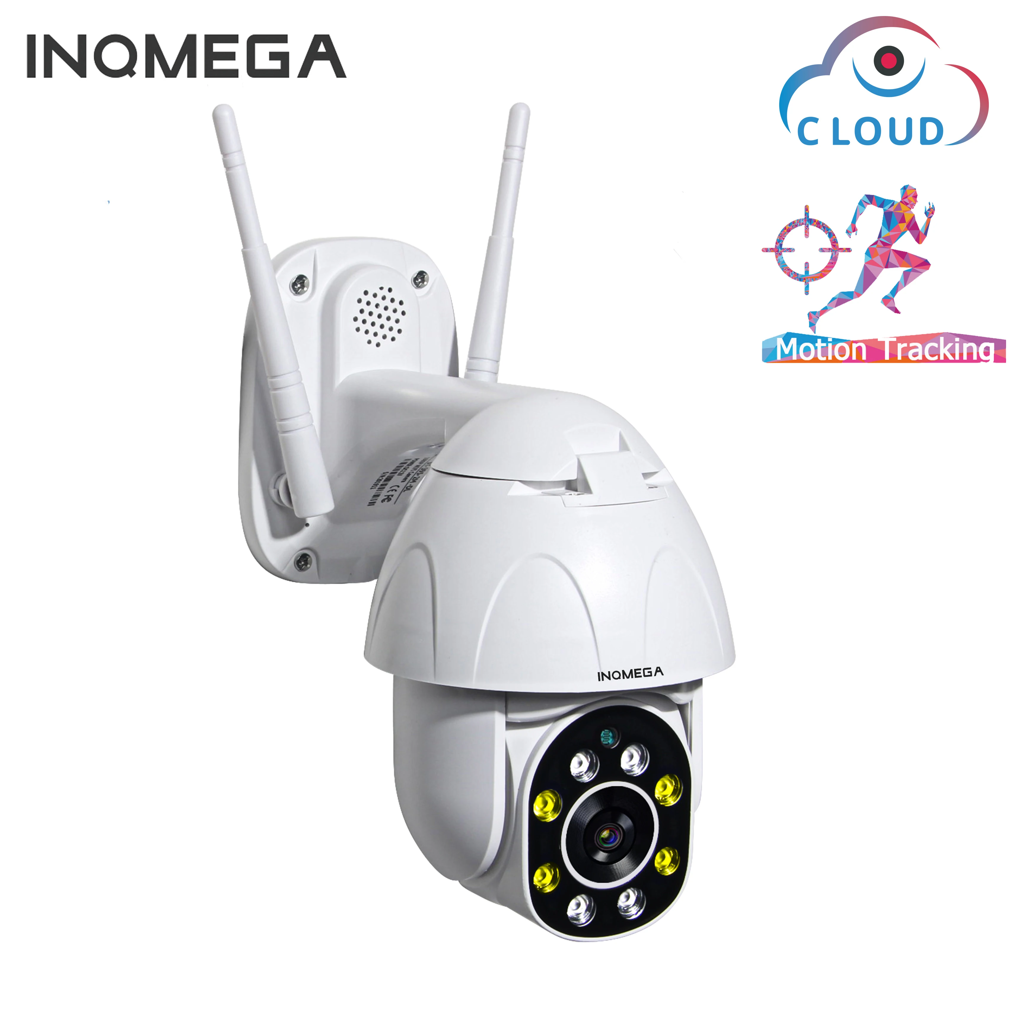 INQMEGA Cloud 1080P наружная PTZ IP камера wifi скоростная купольная автоматическое