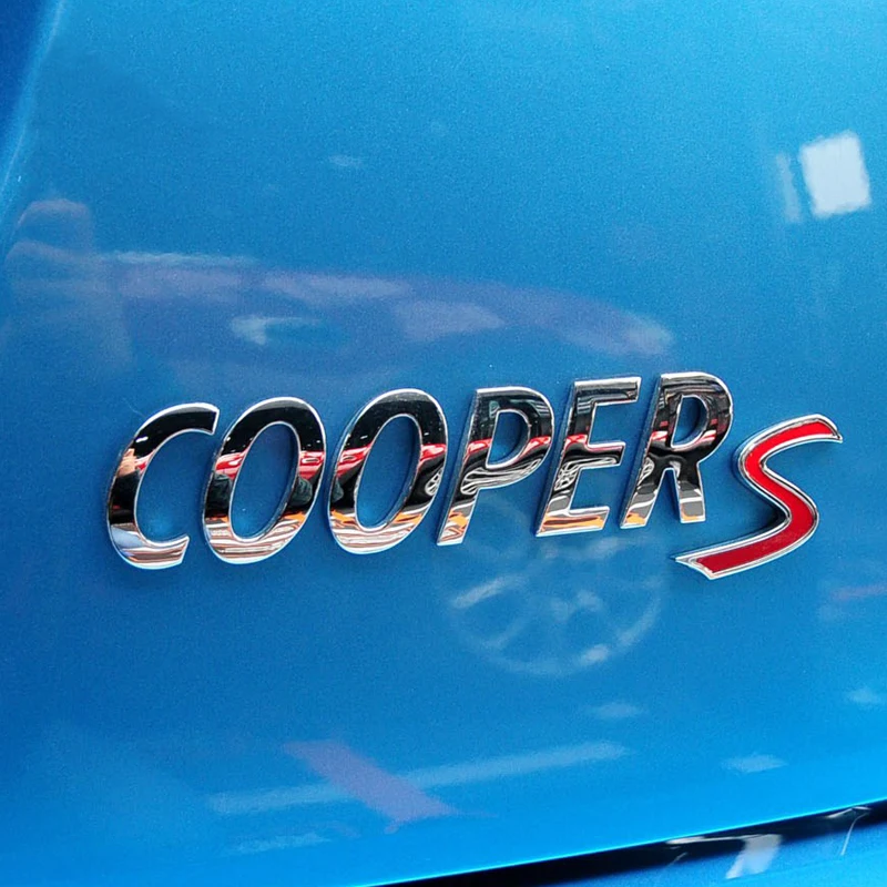 Автомобильный Стикеры s для Mini CooperS R55 R56 R60 R91 F55 F56 F60 задний багажник хвост эмблема