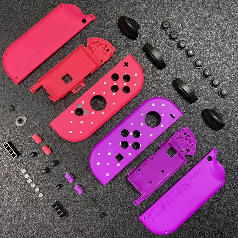 1 Set Diy Nintendo Switch Gamepad ABS Retrofit Replacement Housing Colorful Caps Joypad Cover Switch Joystick Replacement Shell 