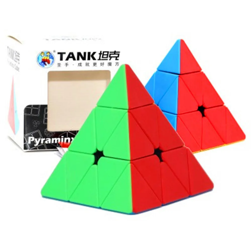 ShengShou танк 3x3x3 Пирамида профессиональный конкурс безопасный ABS волшебный куб ультра-Гладкий 3x3 скоростной Головоломка Куб детские игрушки подарок