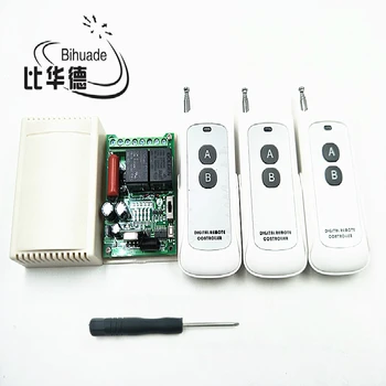 

2 channel rf wireless remote control relay switch 220V 315mhz Relay Module Learning Code 1527 315Mhz Remote Controls