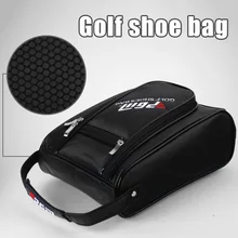 Обувь для игры в гольф сумка Для мужчин Для женщин для отдыха Водонепроницаемый уличные сапоги из искусственной кожи сумка для спортивной обуви большой Ёмкость 2-сторонняя молния WHShopping