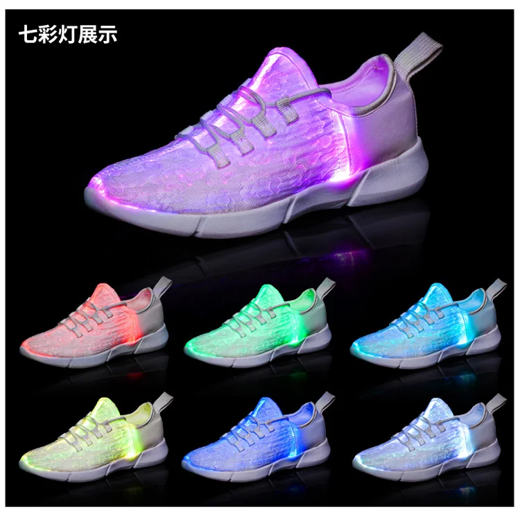 Summer Boy Luminous Glowing Sneakers Men Women Girls Kids LED Light Shoes Children Flashing With Light Adults USB Recharge Shoes children's shoes for sale