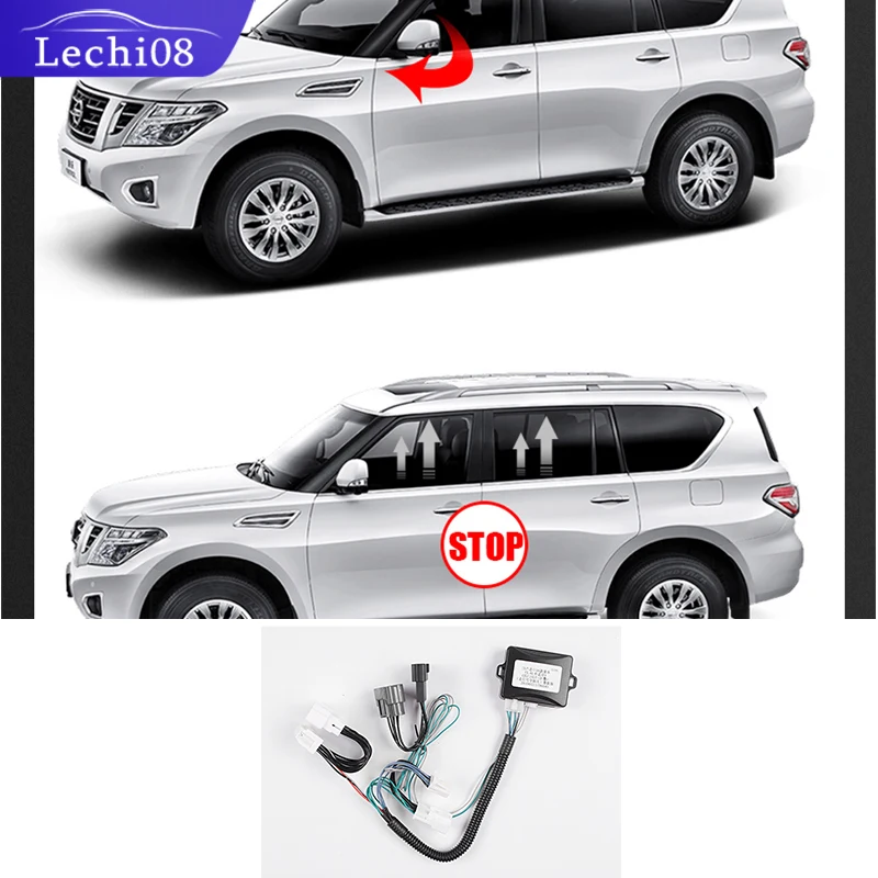 

Automatic window lifter mirror folding for nissan y62 patrol nissan patrol y62 interior accessories y62 2016 2019