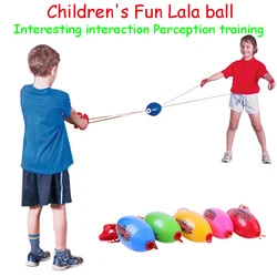Bolas de velocidad elásticas de tracción interactivas para niños, juegos deportivos de entrenamiento sensorial, juguetes para niños, regalo de vacaciones al aire libre