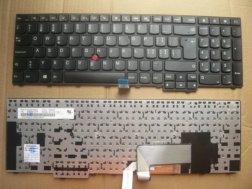 Новая клавиатура для THINKPAD E531 W540 E540 T540P L540 Чешский/Корейский/канадский/бельгийский/немецкий/швейцарский макет