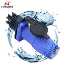 1set Waterproof PowerCON Connector, 20A/250V, NAC3FCA+NAC3MPA-1&NAC3FCB+NAC3MPB-1,Lockable Cable Connector+ Chassis Connector