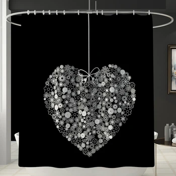 

Waterproof Shower Curtains Shower Curtain Bathroom Waterproof Polyester Curtains for Bathroom