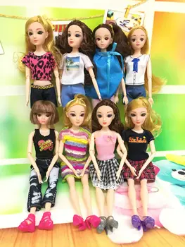 

N-5 1-set Doll Clothes Girl DIY for 1/6 OOAK Beauty Doll's Dress A Brand Head As Gift If 3sets or More